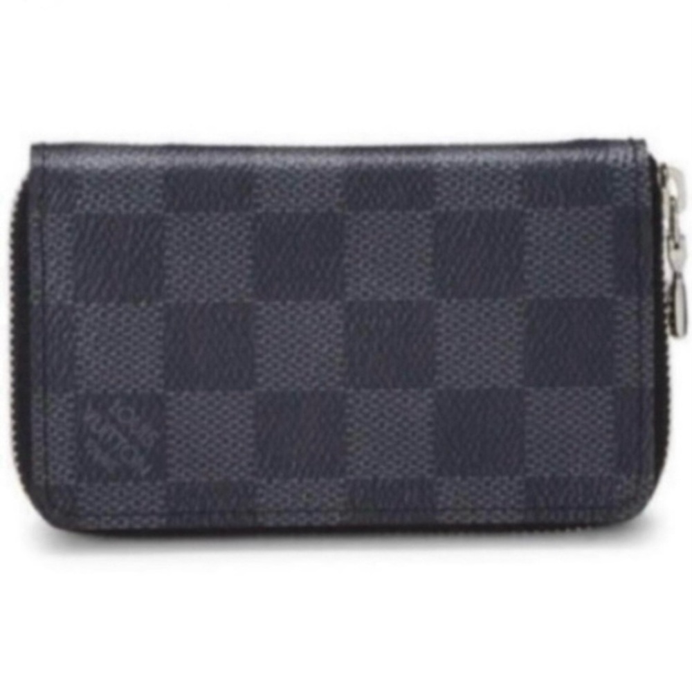 Louis Vuitton - Damier Graphite Zippy Coin Purse Wallet Grey&Black wSilver - NWT - Picture 3 of 15